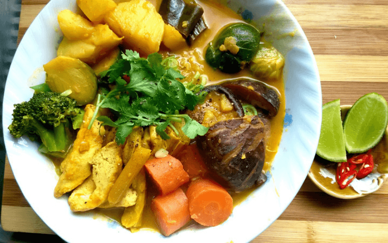 Happy Buddha Recipe: Lemongrass Vegetarian Curry